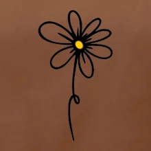 Kopretina - dole na výšku