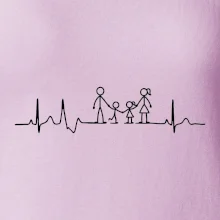 EKG rodina a dievča a chlapec