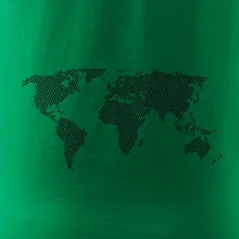 Mapa sveta odtlačok