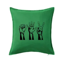 Kameň nožnice papier čierne