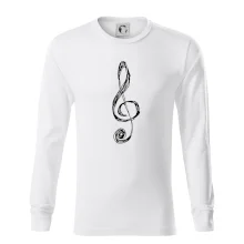 Husľový kľúč kreslený Husľový kľúč kreslený