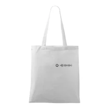 Zamilovaný Spotify kód na prsníku