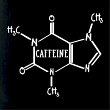 Caffeine molekuly Caffeine molekuly