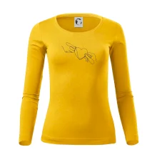 Dve ruky a srdce jedným ťahom