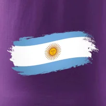 Argentína vlajka obhrýzaná
