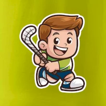 Ikona pozemný hokej chlapec