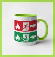 Lidé utíkají, hasiči přibíhají