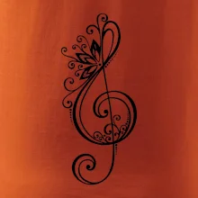 Husľový kľúč kvety Husľový kľúč kvety