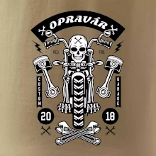 Motorkár  lebka opravár