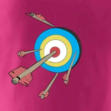 Šípy vo farebnom terči