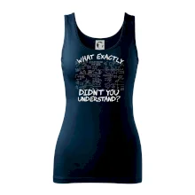 What exactly didn't you understand - physics What exactly didn't you understand - physics