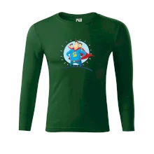 Otec superman - chlapec a chlapec Otec superman - chlapec a chlapec