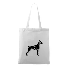 Dobermans - nápis v tele