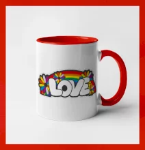 Love s dúhou v pozadí