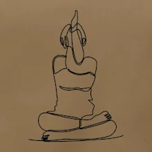 Jóga v sede jedným ťahom