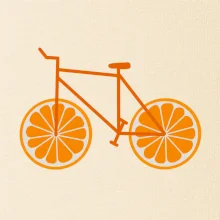 Bicykel pomaranč