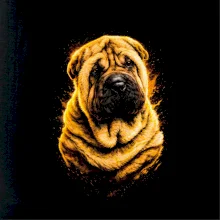 Obrázok poltón šarpej