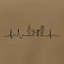 EKG rodina a dievča a chlapec