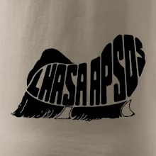 Lhasa Apso nápis v tele Lhasa Apso nápis v tele