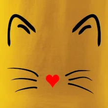 Mačka - srdce namiesto nosa