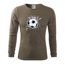 Futbalová lopta v triku Futbalová lopta v triku