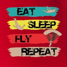 Eat Sleep Fly Repeat Paragliding
