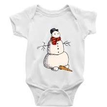 Snehuliak so spadnutým nosom