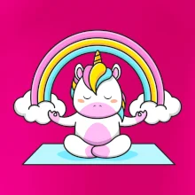 Yoga jednorožec - dúha