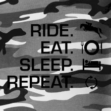 Ride Eat Sleep Repeat Kôň