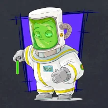 Vesmírny vojak tmavo modrý