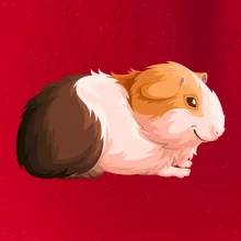 Morča - kreslené z boku