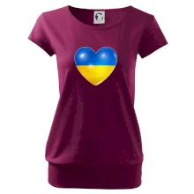 Ukrajina srdce vlajka