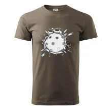 Florbal lopta v triku Florbal lopta v triku