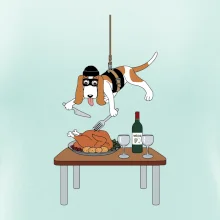 Malý zlodej - baset (Hana-creative)