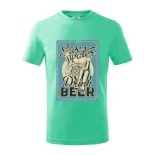 Save water drink beer poster