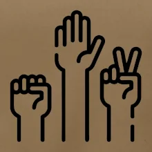 Kameň nožnice papier ikony