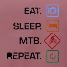 Eat sleep MTB repeat