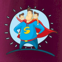 Otec superman - chlapec a chlapec