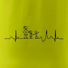 Ekg mamička a dievča + chlapec