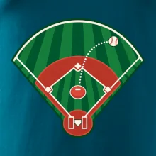Baseballové hřiště z ptačí perspektivy
