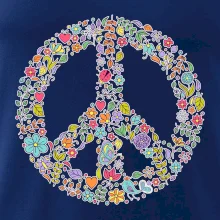 Peace symbol lístočky