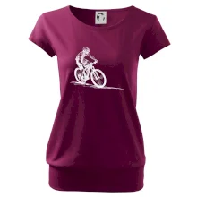 MTB kreslený cyklista