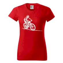 MTB kreslený cyklista