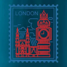 Londýn známka jednoduchá