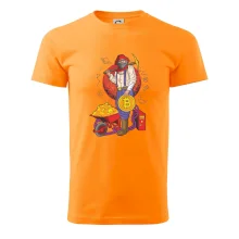 Baník ťaží Bitcoiny