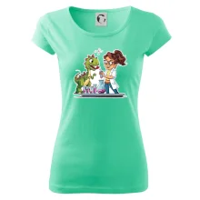 Chemik a dinosaurus - dievča