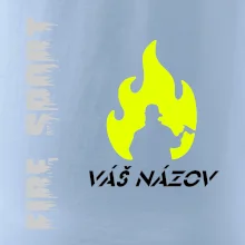 Hasiči - oheň - Váš názov - Prsník + chrbát
