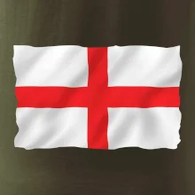 Anglická vlajka vejúca