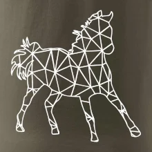 Geometria - kôň jednofarebná