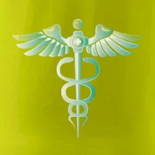 Hrdinovia zdravotníctva - logo (Pecka design)